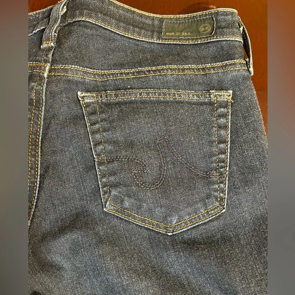 Adriano Goldschmied woman’s blue jeans pants slim straight The Stevie 28R